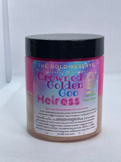 Crowned Golden Goo - 24k Gold Bath Slime Soap