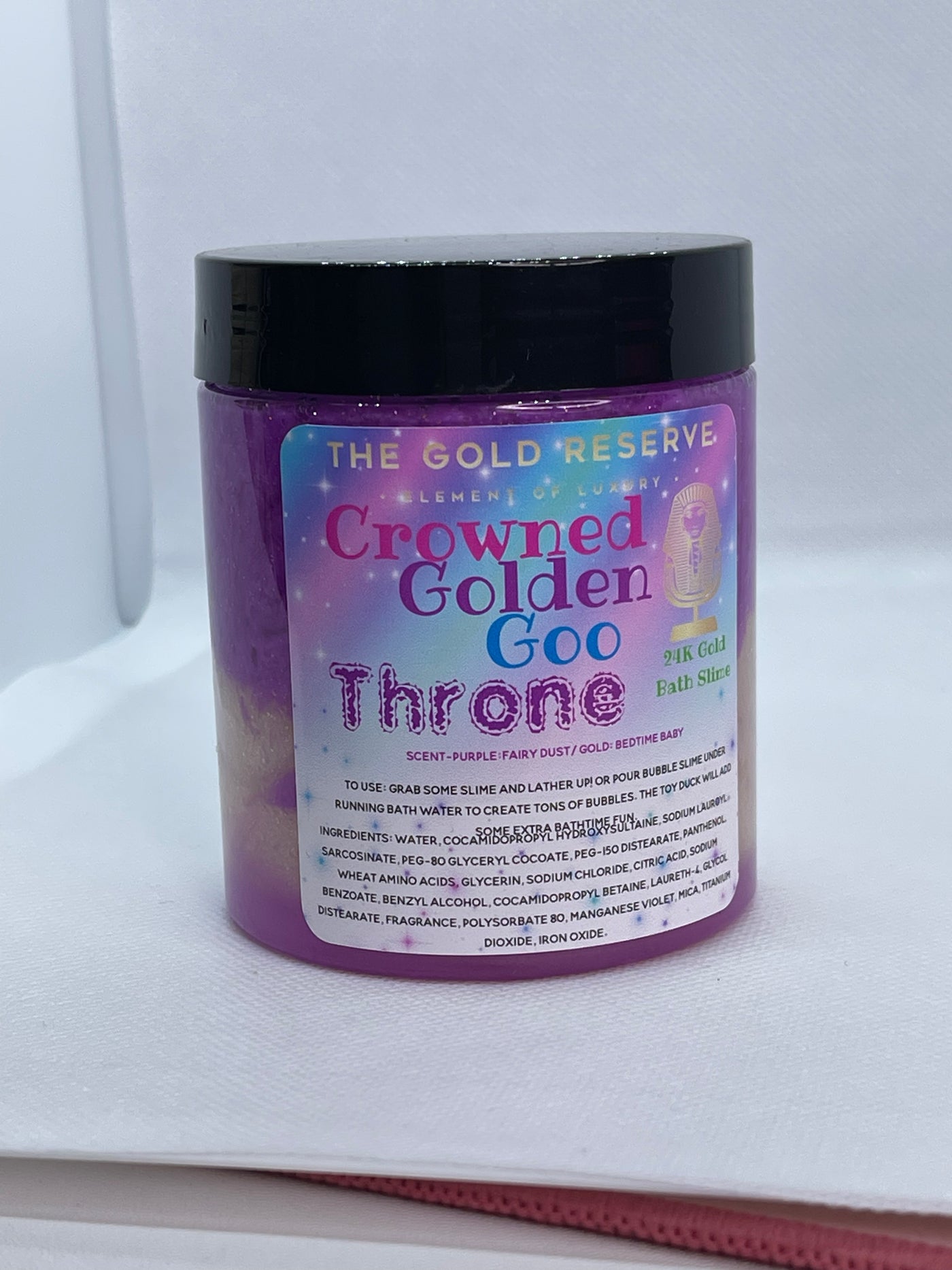 Crowned Golden Goo - 24k Gold Bath Slime Soap